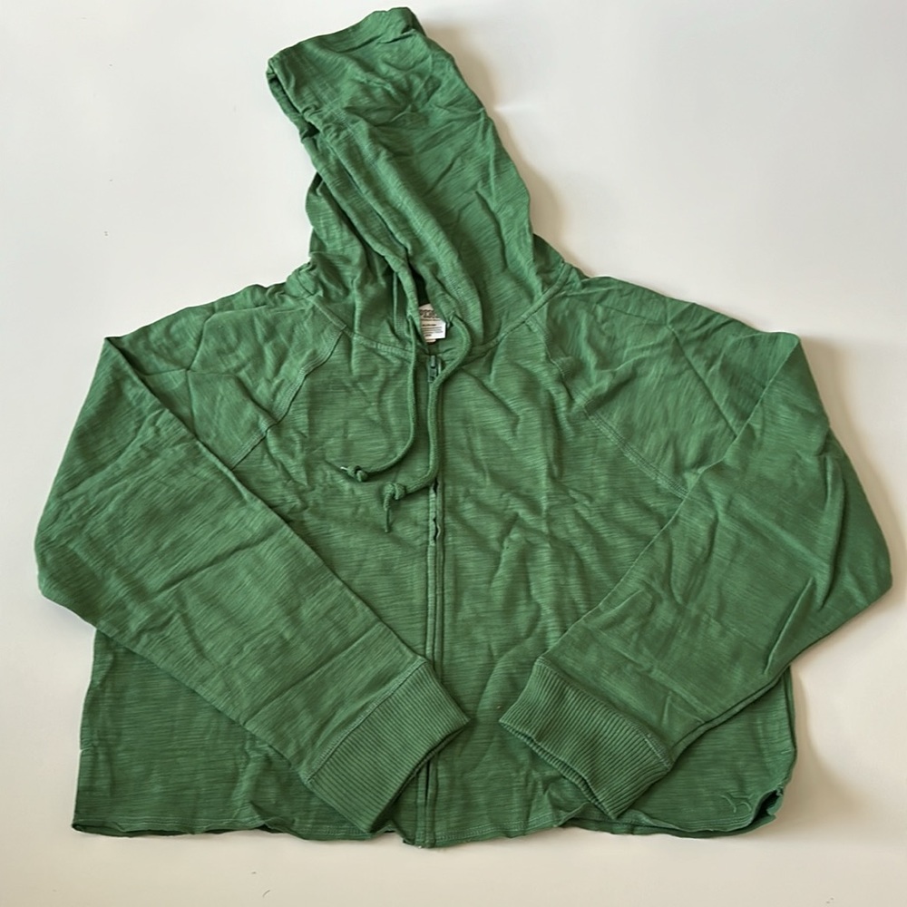 PINK VICTORIA’S SECRET SUMMER LOUNGE COTTON ZIP-UP HOODIE M